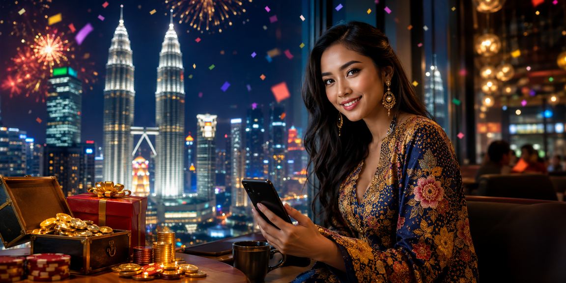 Pengguna Malaysia mendaftar akaun 1099 melalui telefon mudah alih di Kuala Lumpur