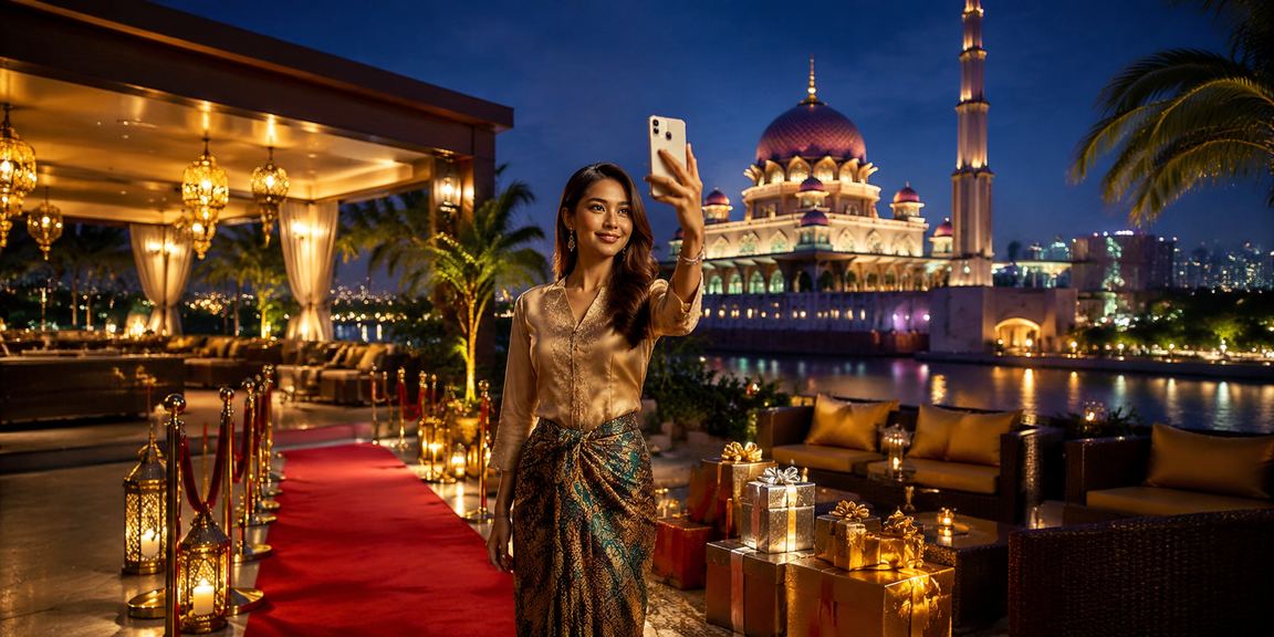 Pemain mengakses kasino mudah alih dari Putrajaya dengan antara muka slot yang jelas